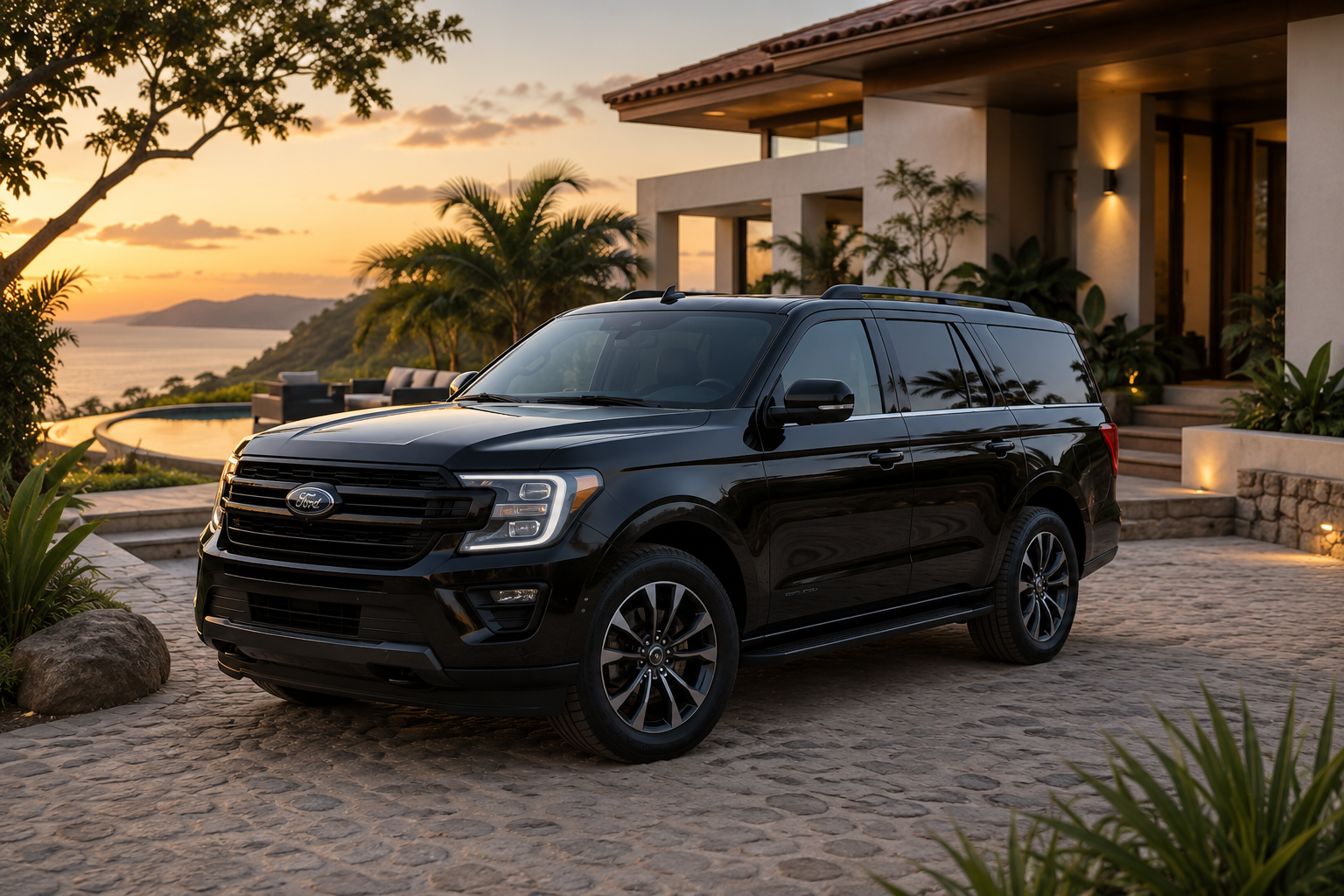 Black Car Jungle Limo — luxury 4x4 transportation